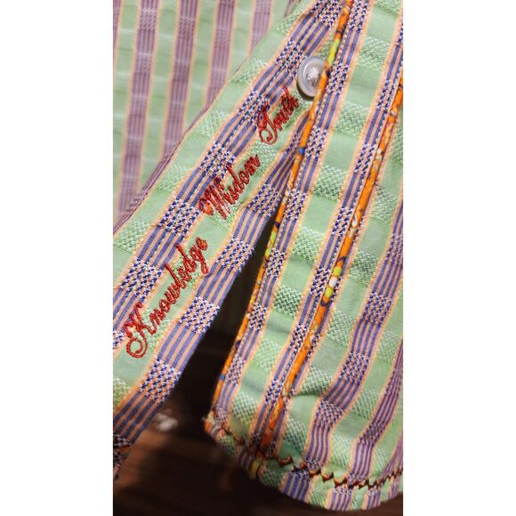 Robert Grahm Classis Fit Long Sleeve Flip Cuff Dress Shirt Size 2XL - Picture 4 of 8